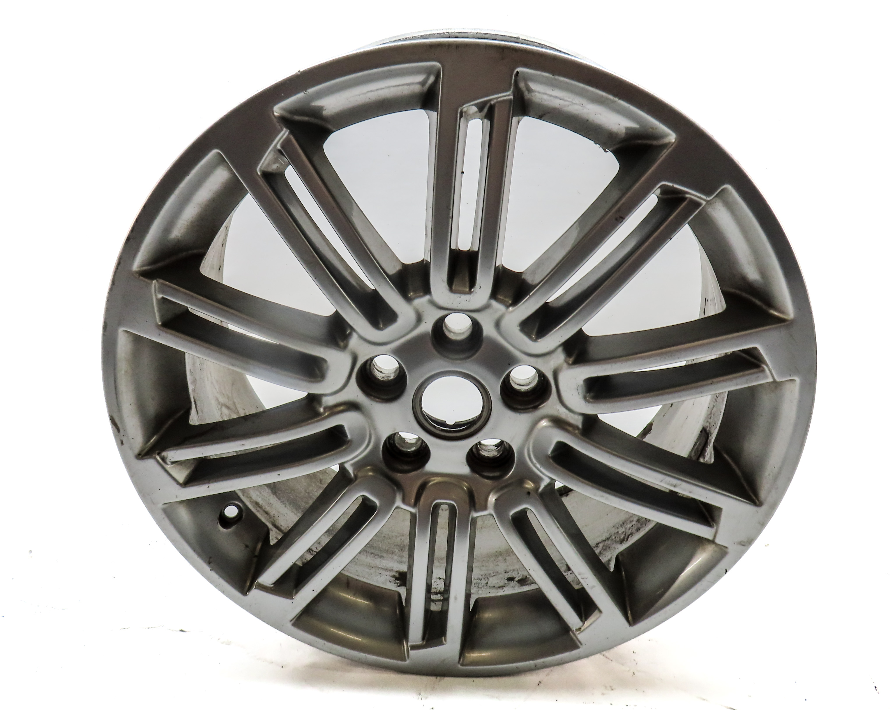 10-15 LAND ROVER LR4 10x8.5 10 SPLIT SPOKE ALUMINUM WHEEL RIM (SILVER SPARKLE) — exact item pictured